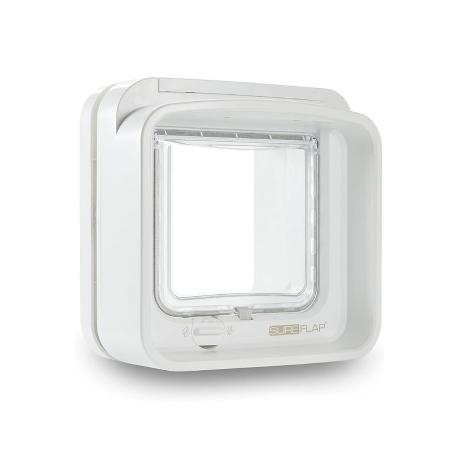 SureFlap DualScan Microchip Cat Flap – White