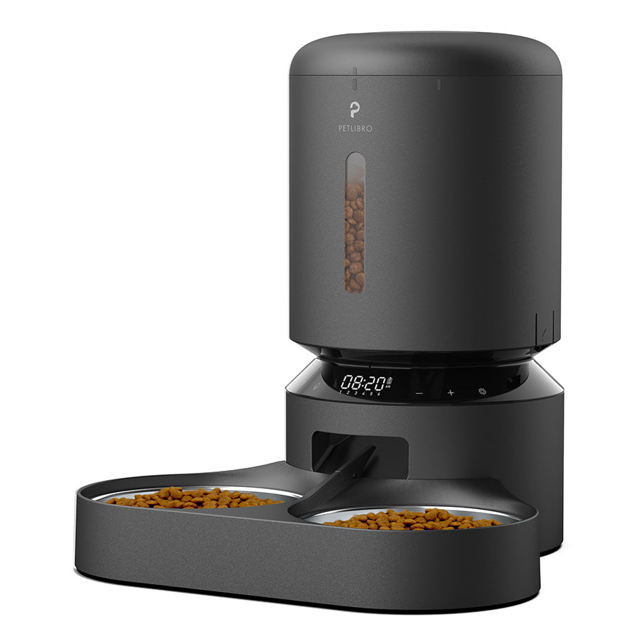 PETLIBRO Dual Granary 5L Automatic Pet Feeder – Black