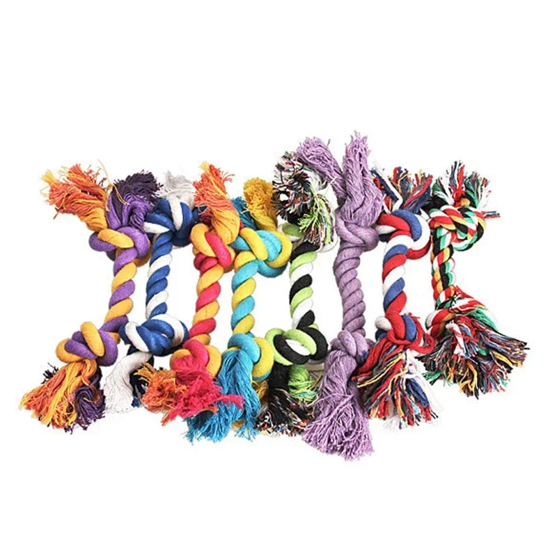 Pawsitively Entertaining: Pet Dog Cotton Chew Knot Toy – Keep Your Pup Happy!