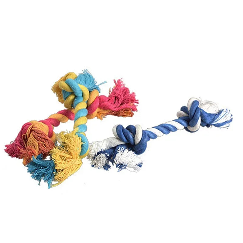 Pawsitively Entertaining: Pet Dog Cotton Chew Knot Toy – Keep Your Pup Happy!