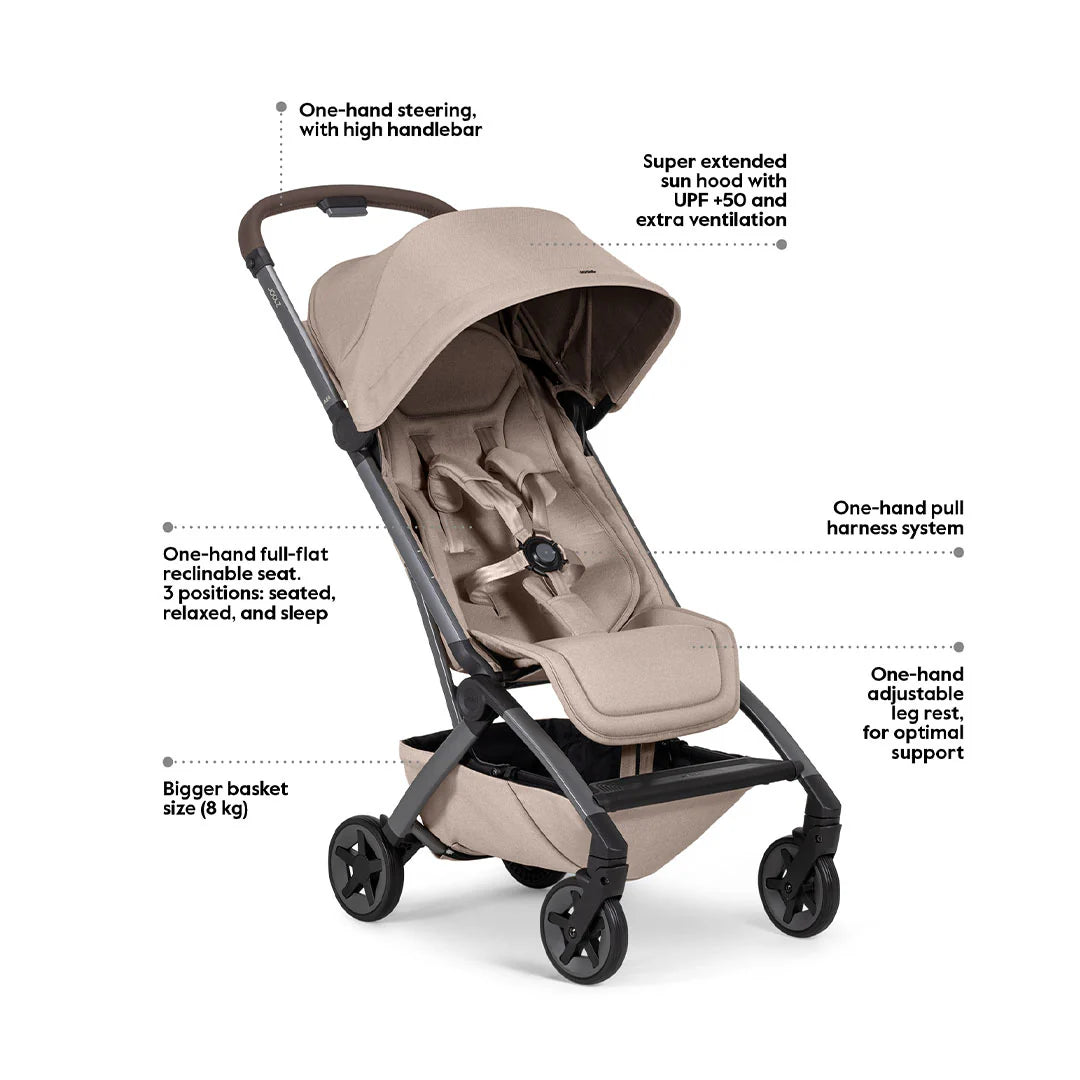 Joolz Aer2 Travel Stroller – Sandy Taupe